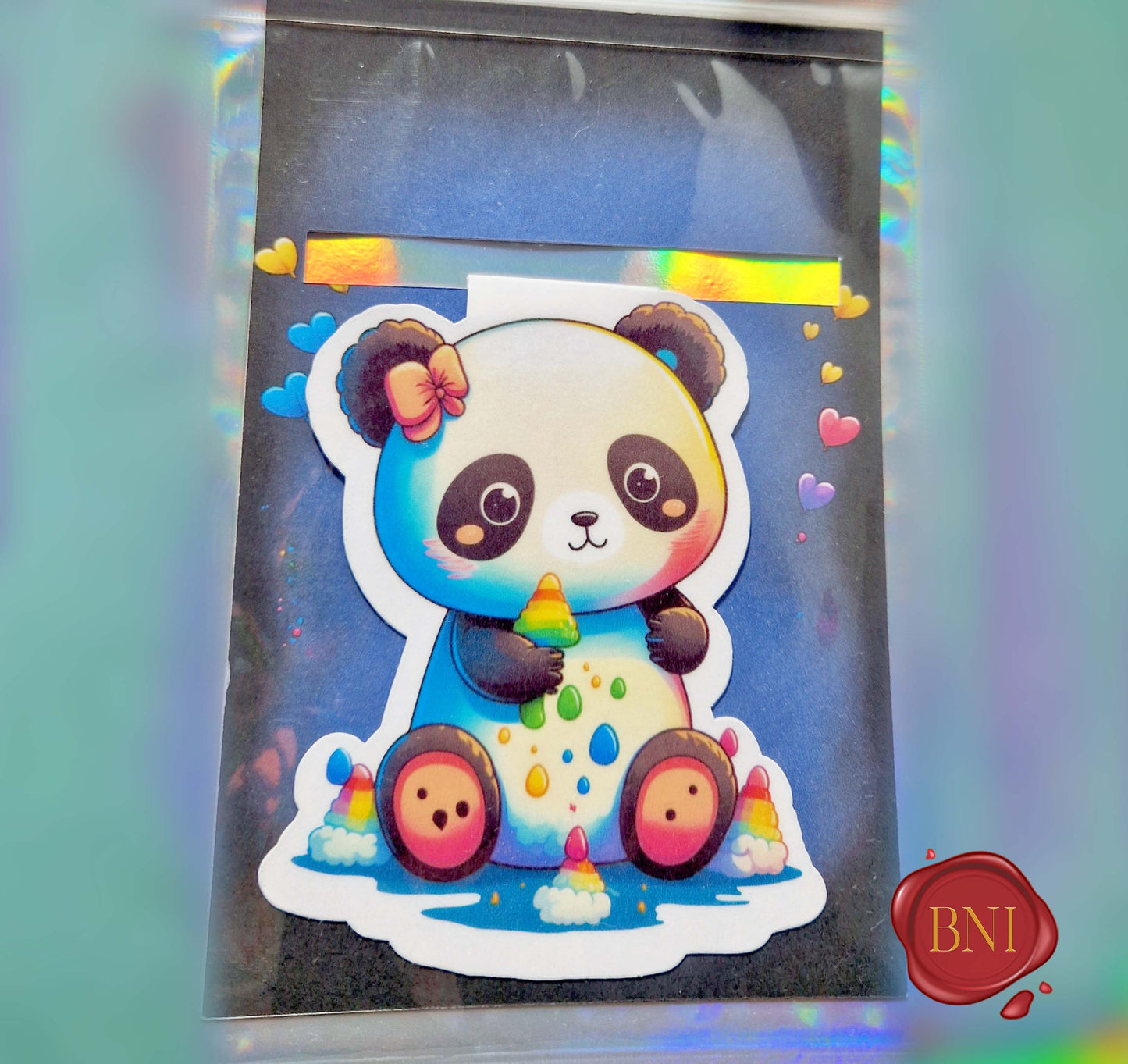 Magnetic bookmark - Cute Panda