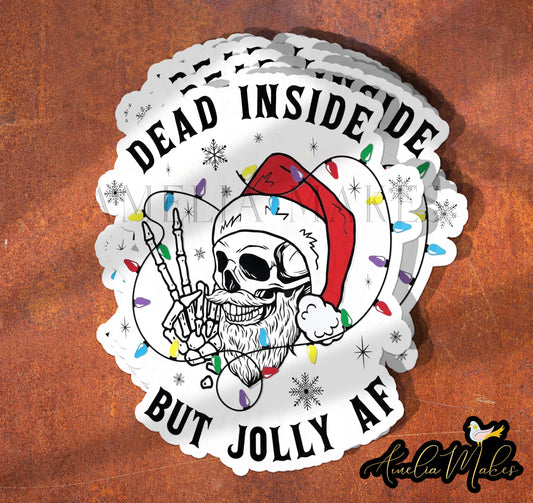 Sticker - Christmas - Dead inside