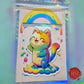 Magnetic bookmark - Cute rainbow cat