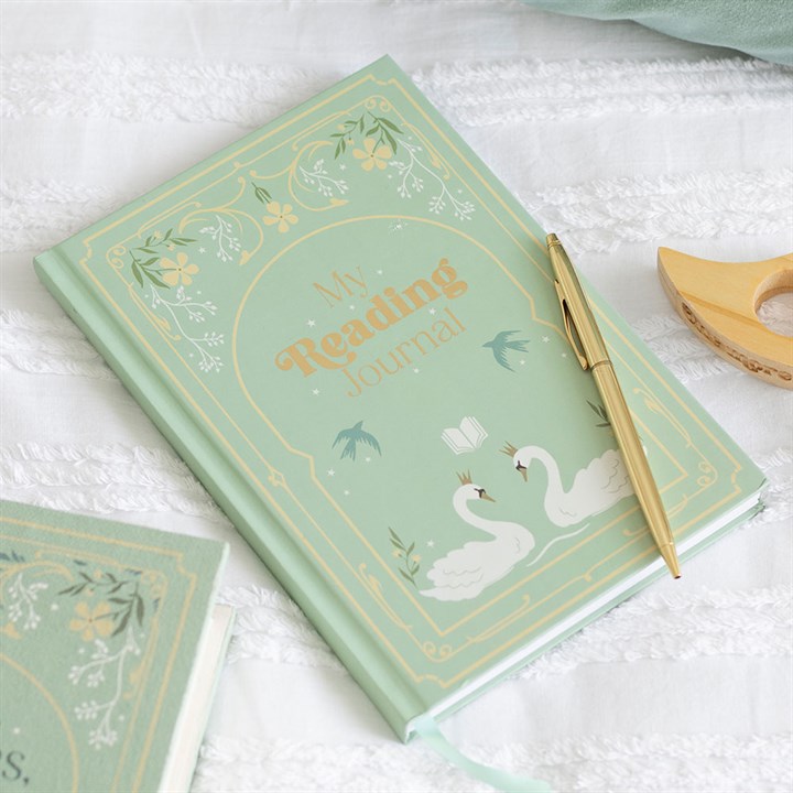 Reading journal - gold gilded edge