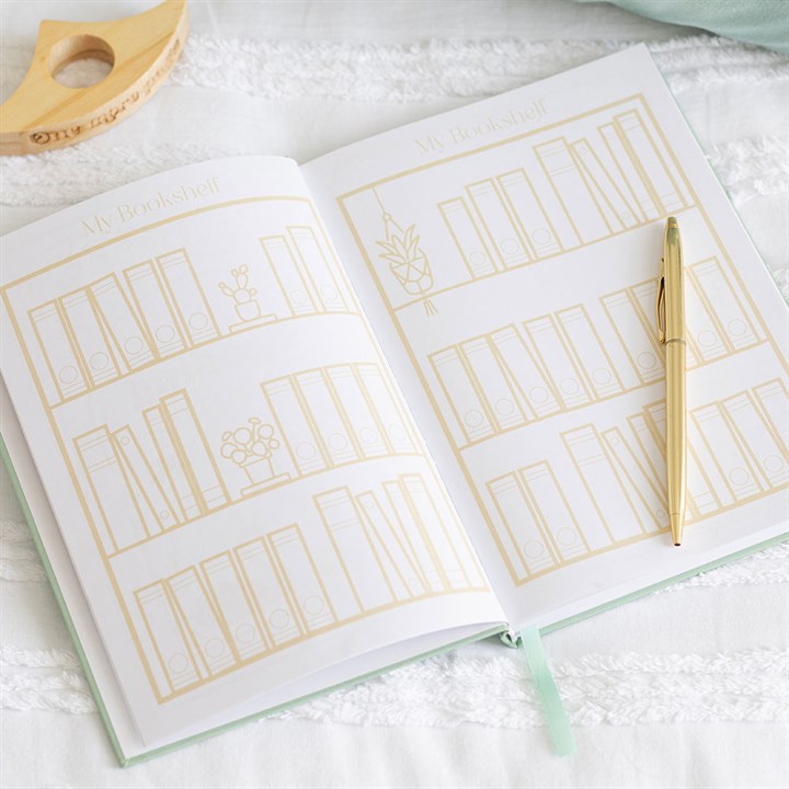 Reading journal - gold gilded edge