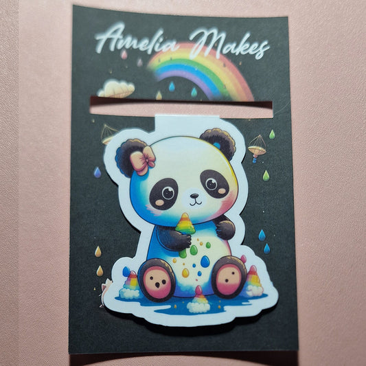 Magnetic bookmark - Cute Panda