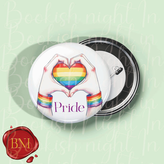 LGBTQ pride badge
