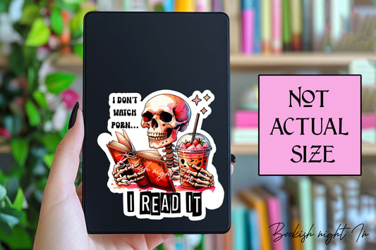 I don't watch p*rn skull