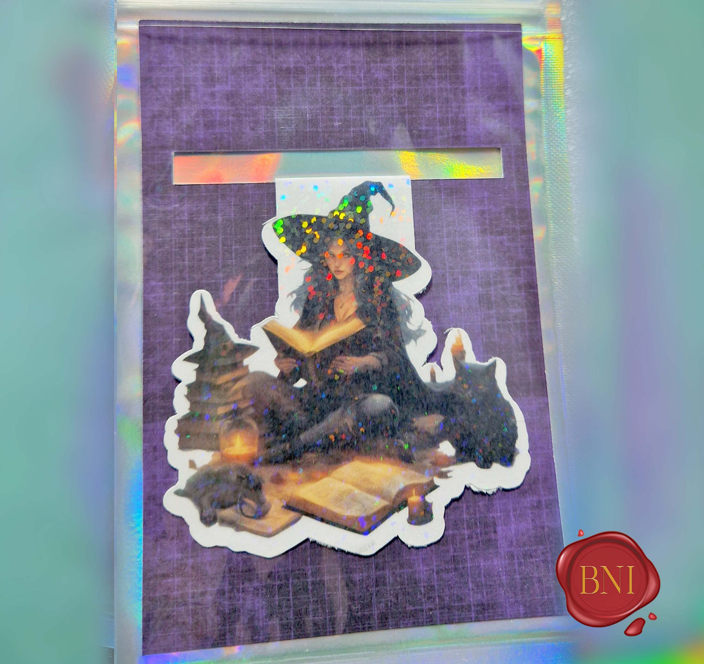 Magnetic bookmark - Witch