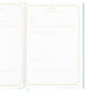 Reading journal - gold gilded edge