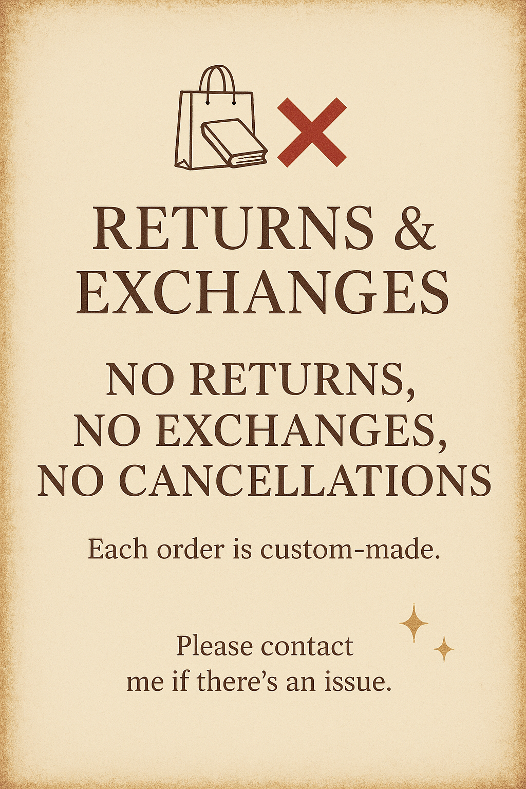 Custom sprayed edges -  DEPOSIT ONLY